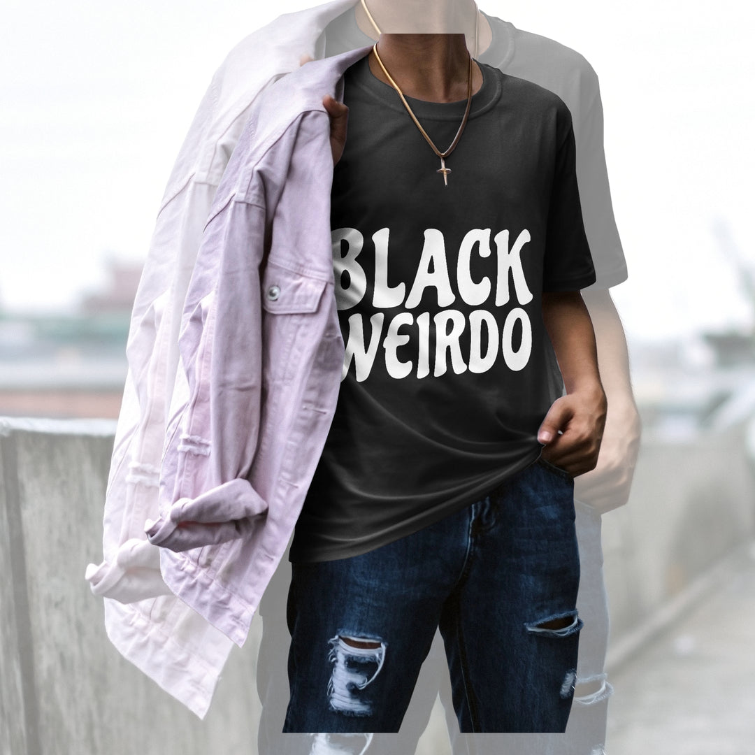 Black Weirdo Crew T-Shirt (BLACK) – Carla Sue